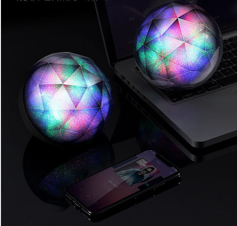 GlowSound™ – Enceinte Bluetooth Lumineuse 7 Couleurs