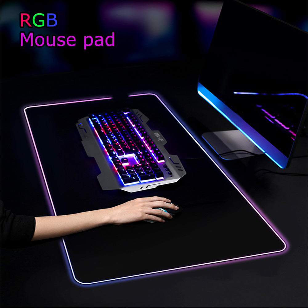 Tapis GamerZen™ – Tapis de souris LED RGB rechargeable