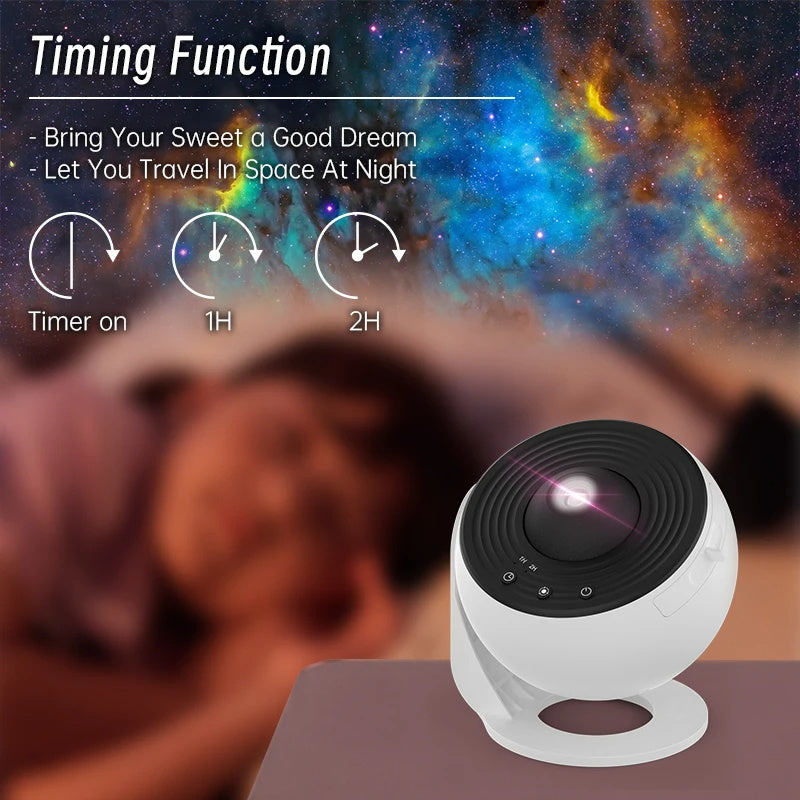 Projector Galaxy 360° - Lampe ciel étoilé relaxante