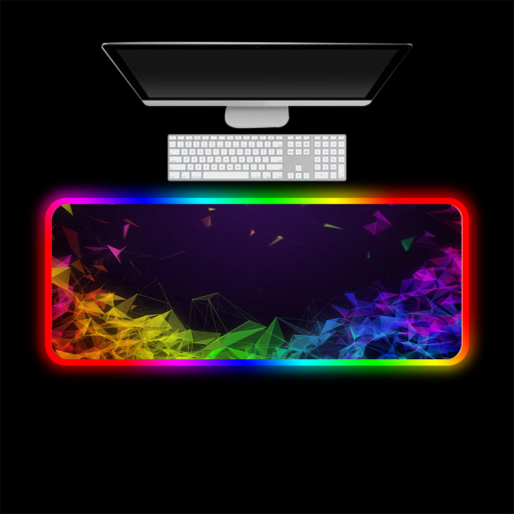 Tapis GamerZen™ – Tapis de souris LED RGB rechargeable