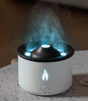 Humidificateur à effet flamme – Diffuseur d’arômes et lumière apaisante