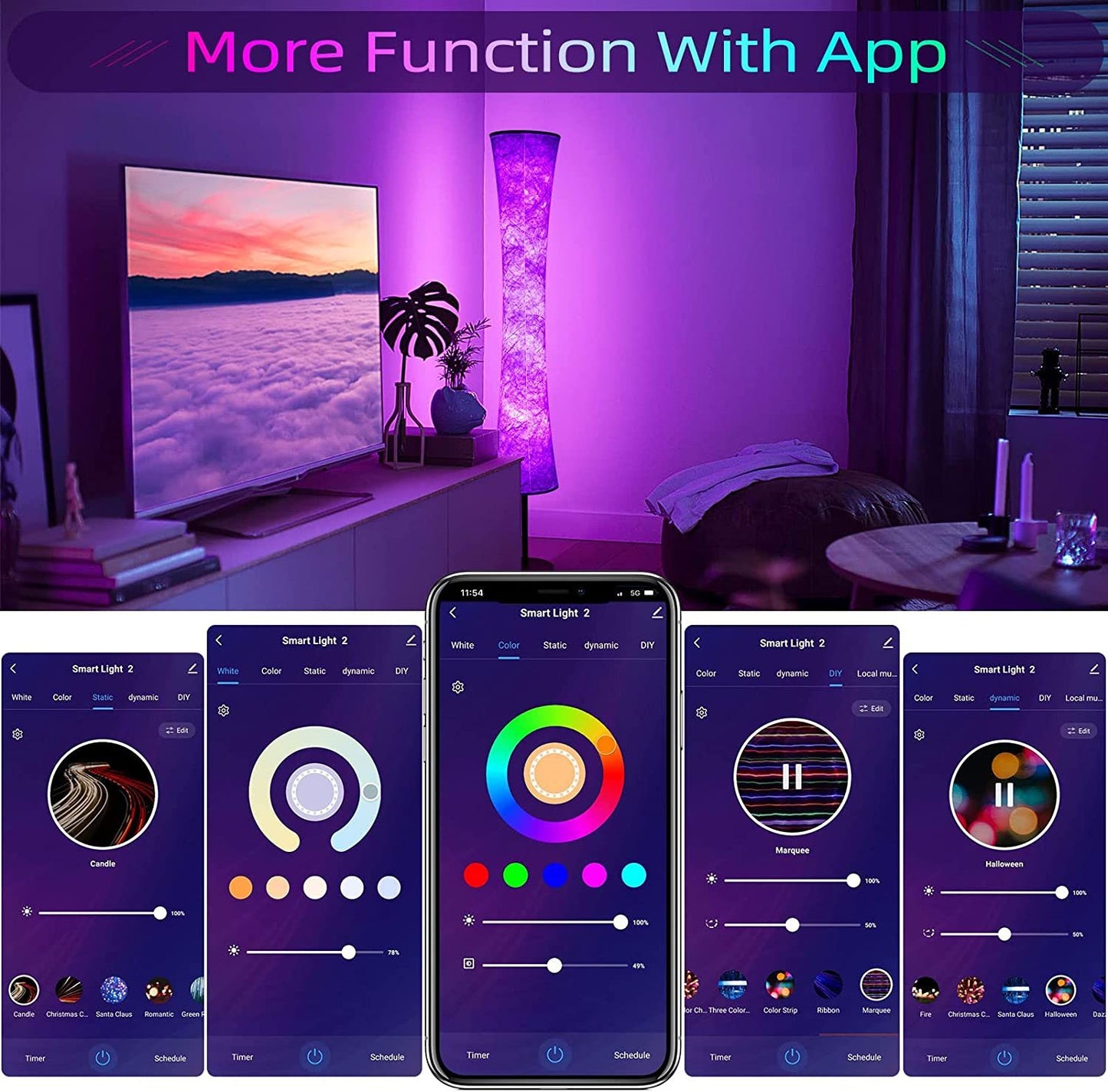 Tour Ambilight™ — Colonne lumineuse connectée RGB